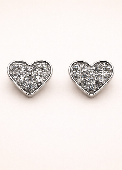 Naušnice Srce sa Cirkonima