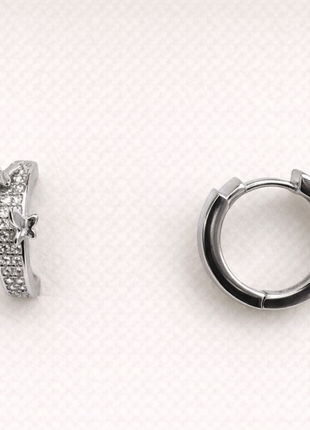 Srebrne naušnice s leptirima i cirkonima