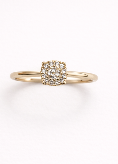 Zlatni prsten s dijamantima