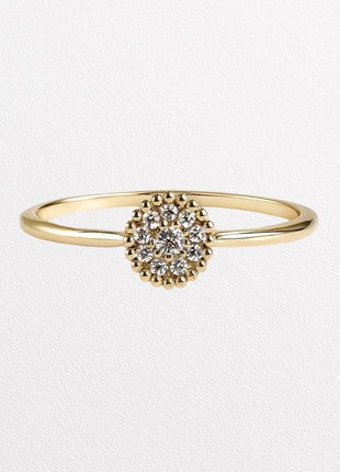 Prsten od 14k zlata s dijamantima